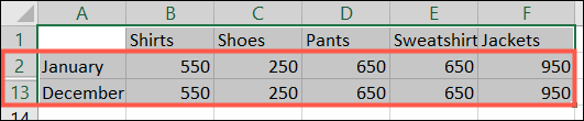 Filas ocultas en Excel