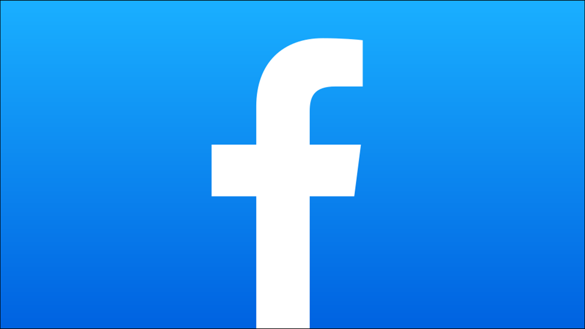 Facebook-Logo auf einem Hintergrund mit Farbverlauf.