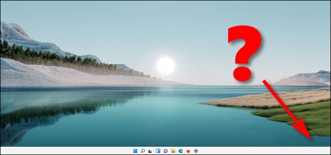Falta el reloj en varios monitores en Windows 11.