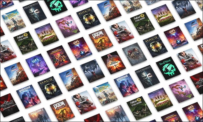 Listado de Xbox Game Pass