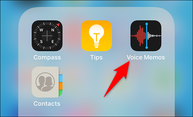 Inicie notas de voz en iPhone.