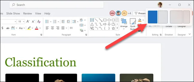 Ajustar diseños en Windows 11 SE