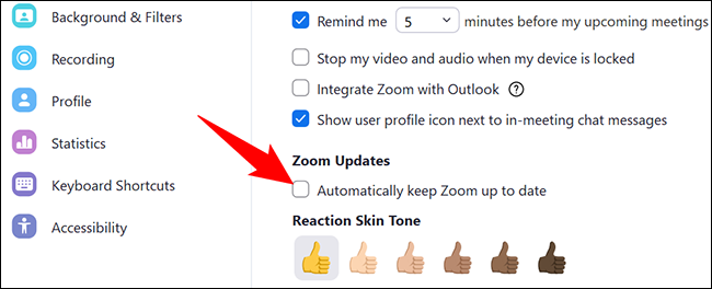 Habilite la opción "Mantener actualizado automáticamente el zoom".