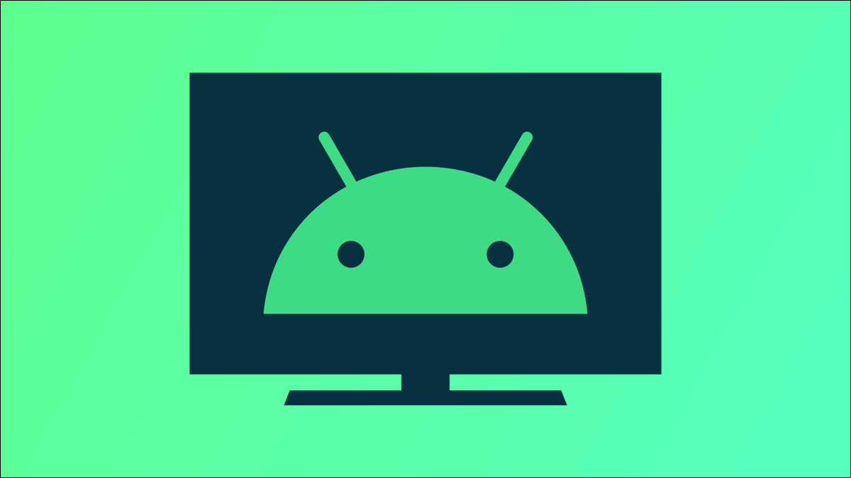 Logotipo de Android TV.