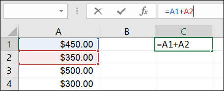 Formel ohne Funktion in Excel