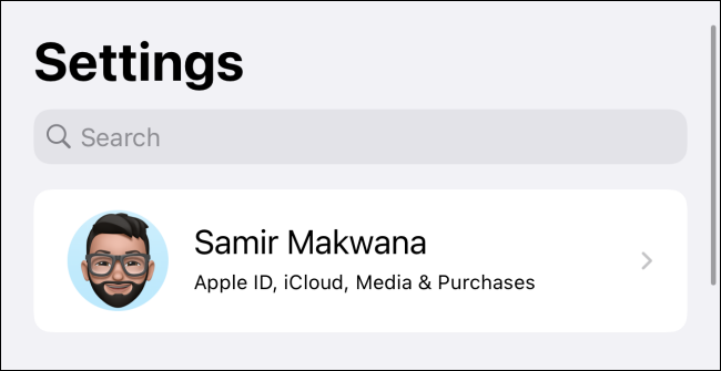 Memoji configurado como una foto de perfil de ID de Apple.