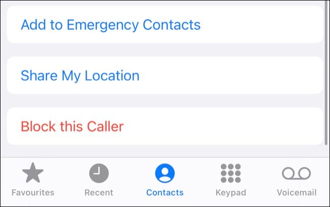 Agregar contacto a contactos de emergencia en iPhone