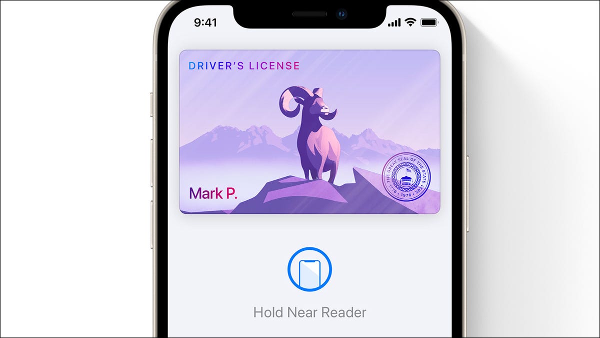 Licencia de conducir de iPhone