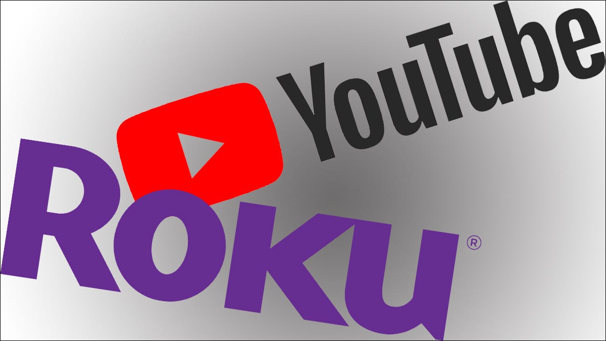 Logotipos de Roku y YouTube