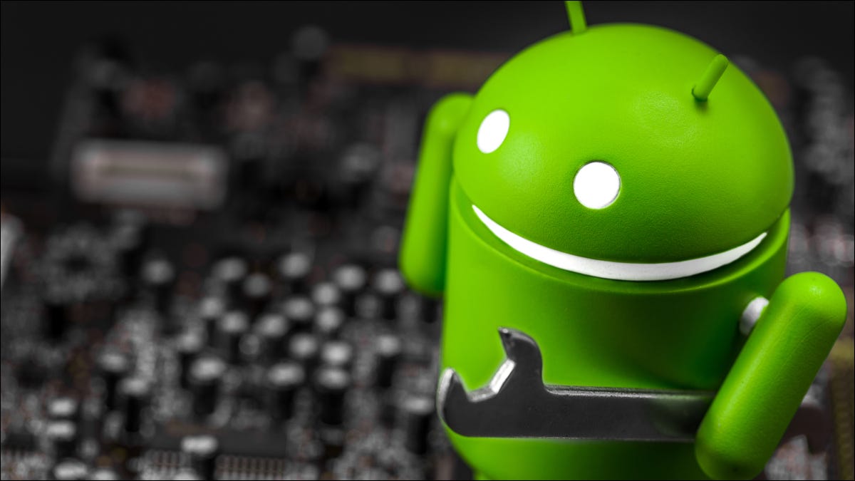 Figura de robot Android.