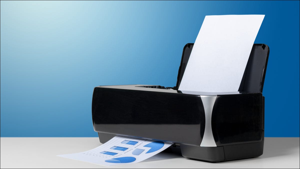 Una impresora láser compacta para uso doméstico.