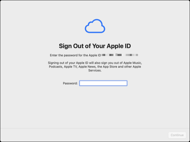 Eliminar ID de Apple de Mac