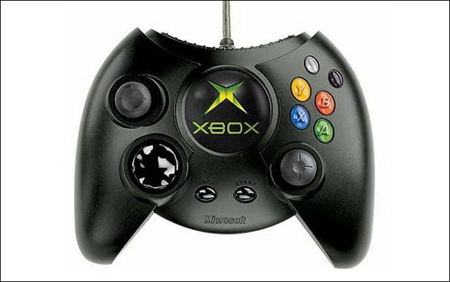 El controlador original de Xbox "Duke".