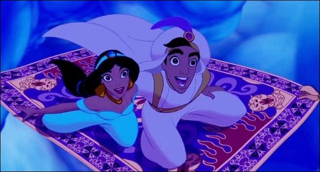 Una escena mundial completamente nueva Aladdin