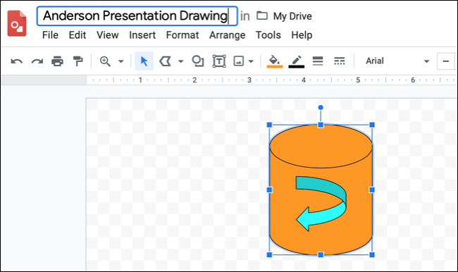 Crear y nombrar un dibujo de Google