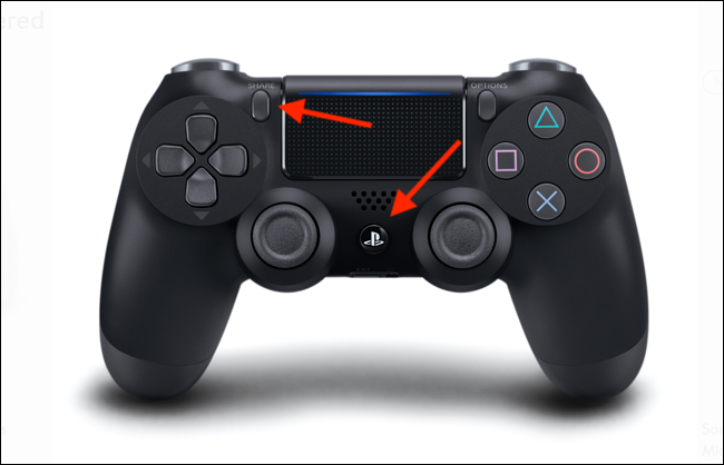 Cuando esté apagado, sostenga Share y PlayStation juntos hasta que la luz parpadee para poner el DualShock 4 en modo de emparejamiento.