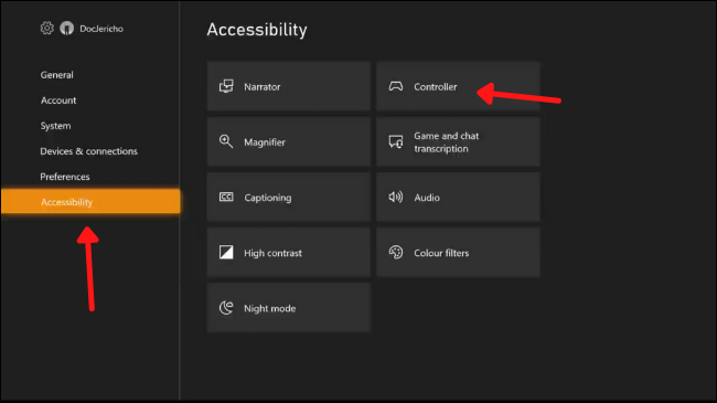 Menú de accesibilidad del paso 3 de Xbox Co-pilot