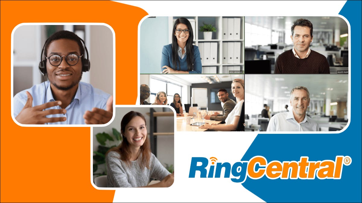 Videoconferencias de empleados en RingCentral