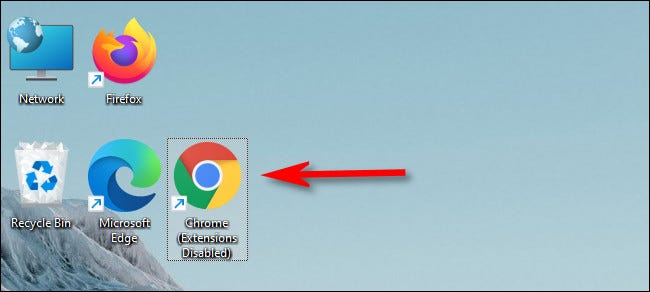 Haga doble clic en su nueva extensión de Chrome personalizada para abrirla.