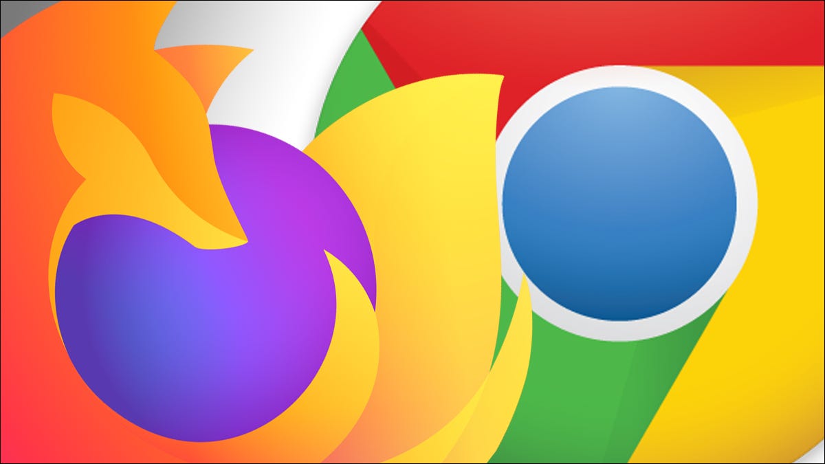 Logotipo de Chrome y Firefox