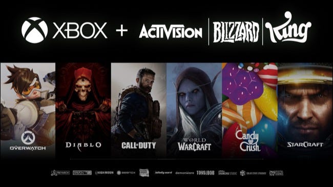 Xbox + Activisión |  ventisca |  Encabezado del anuncio del rey