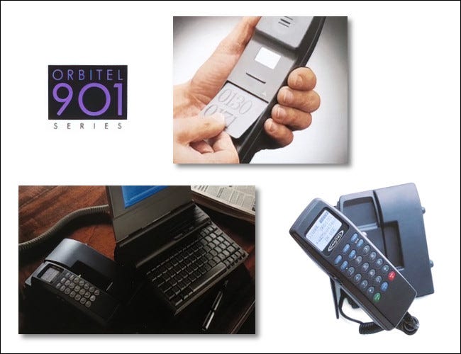 El teléfono Orbitel 901 se utilizó para enviar el primer mensaje de texto oficial del mundo en 1992.