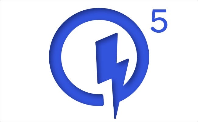 Logotipo de carga rápida 5 de Qualcomm
