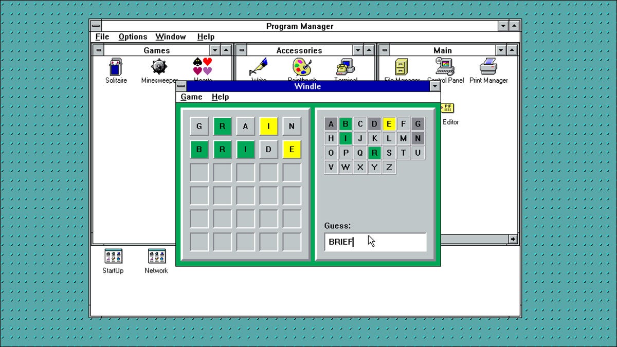 Clon de Word de Windows 3.1