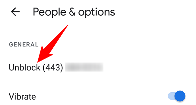 Selecciona "Desbloquear [Número]".