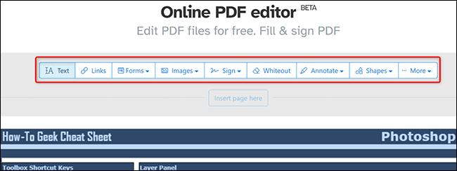 Editar PDF con Sejda.