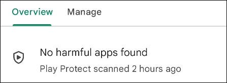 Protección de Google Play.