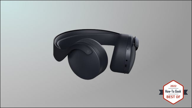 Auriculares Sony Pulse 3D sobre fondo gris