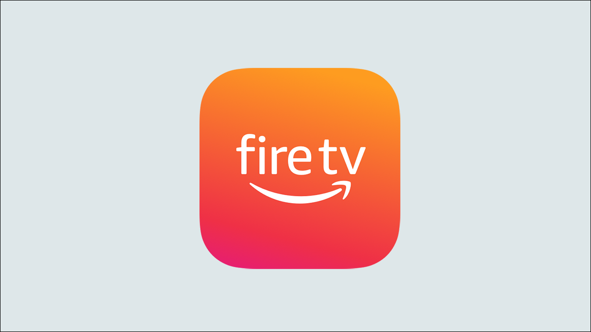 Logotipo de Amazon Fire TV en un color de fondo sólido.