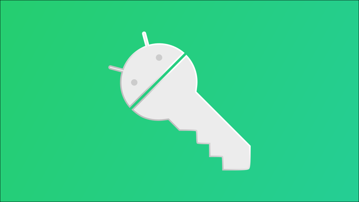 Logotipo de Android en la llave de un coche.