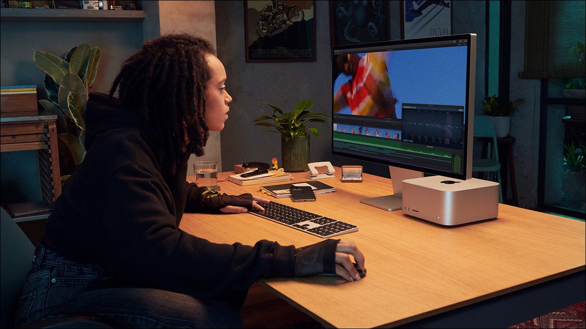 Apple Mac Studio y pantalla de estudio