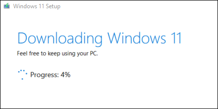 Descargando Windows 11.