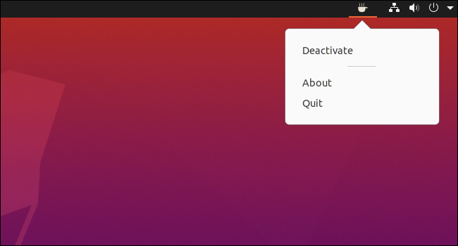 Cafeína ejecutándose en Ubuntu
