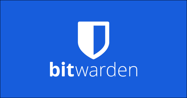 Logotipo de Bitwarden sobre fondo azul