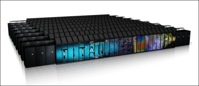 La supercomputadora Titán Cray XK7
