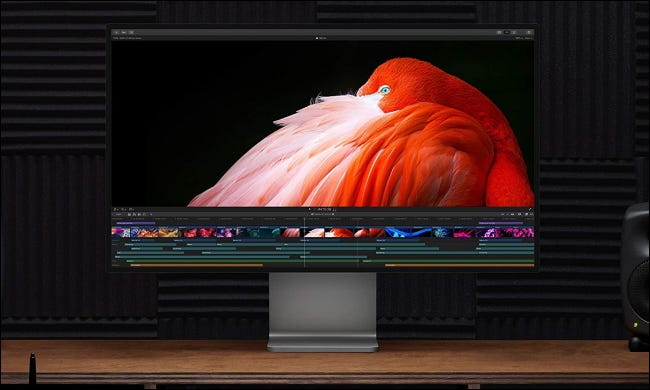 Apple Pro Display en configuración de estudio
