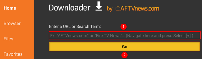 Carga aplicaciones en el Fire TV Stick.