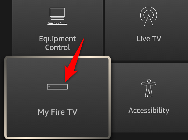 Accede a "Mi Fire TV".