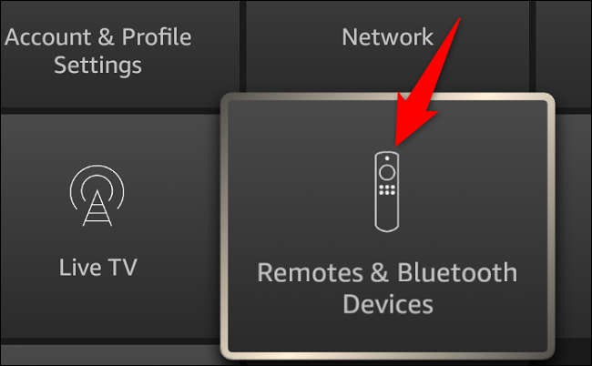 Elija "Controles remotos y dispositivos Bluetooth".