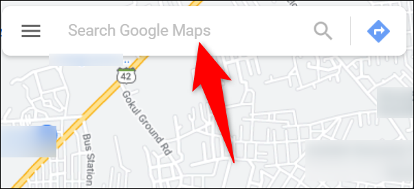 Encuentra un lugar con "Buscar en Google Maps".