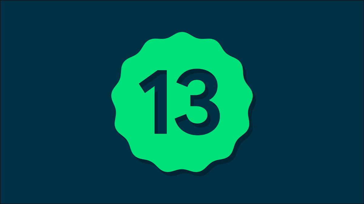 Logotipo de Android 13.