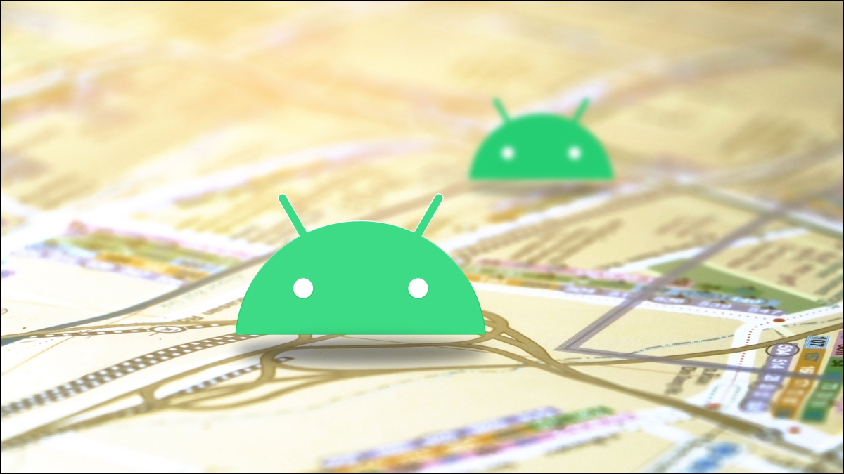 Ubicación de Android en el mapa.