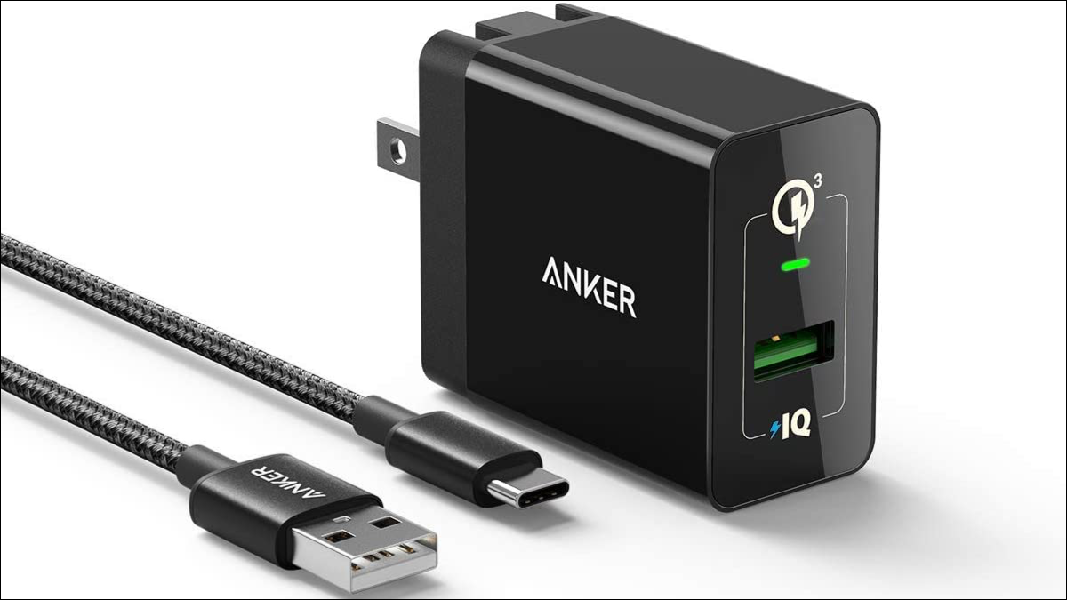 Imagen del producto del cargador de pared USB Anker de 18 W