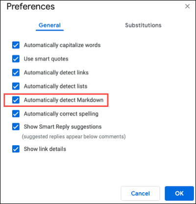 Detectar automáticamente Markdown en Google Docs
