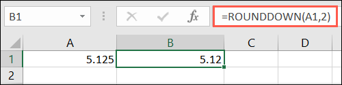 Función REDONDEO en Excel