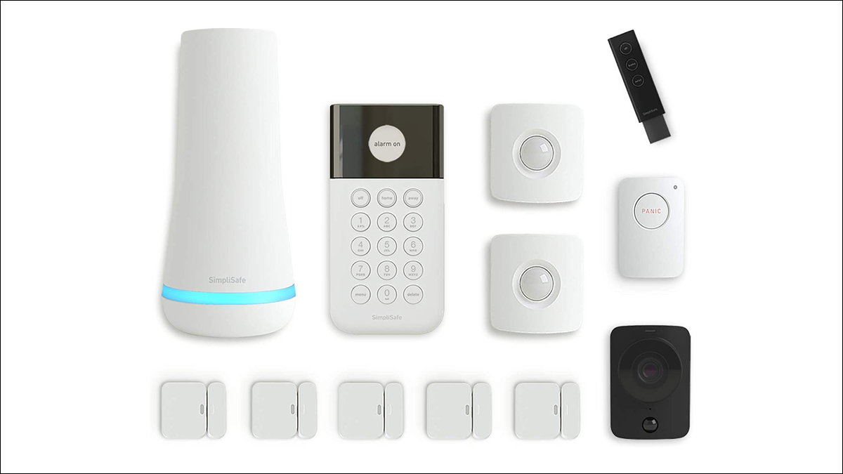 Imagen del producto del sistema inalámbrico de seguridad para el hogar SimpliSafe de 12 piezas